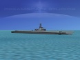 3d model the warship of USA