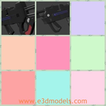 3d model the big gun - This is a 3d model of the assault gun,which is fantastic and great.The gun is popular in USA.