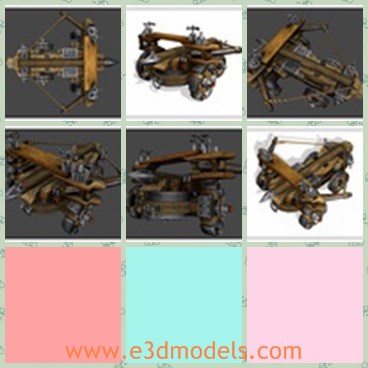 3d model the catapult - This is a 3d model of the catapult,which is the medieval period product.The model is heavy but very practical.