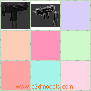 3d model the gun - This is a 3d model of the gun,which is old and common in the police station.The model itself uses a 1024x1024 specular and diffuse map.
