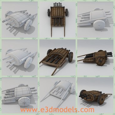 3d model the medieval gun - This is a 3d model of the medieval gun,which is the most powerful weapon during medieval time.