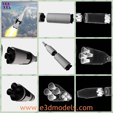 3d model the Navy missile - This is a 3d model of the Navy missile,which is modern and fast.The model is made in the medium size.