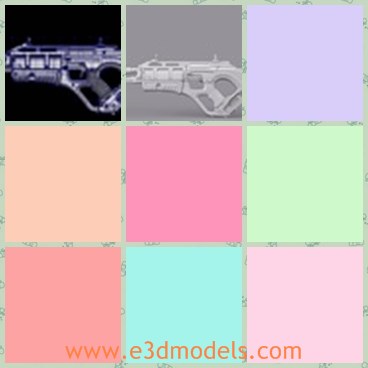 3d model the rifle - This is a 3d model of the rifle,which is powerful and fantastice.The model is made of steel materials.