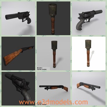 3d model the shotgun as the power weapon - THis is a 3d model of the shotgun,which is made for hunting and protecting.The price is 91 dollars for each one and the gun is common in the army.