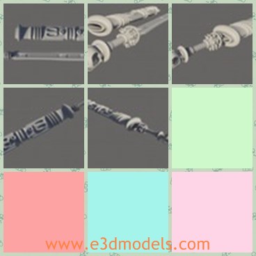 3d model the sword - This is a 3d model of the sword,which is fantasti and powerful.The sword is sharp and popular in ancient time.