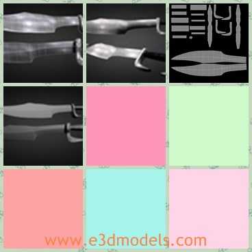 3d model the sword made of steel - This is a 3d model of the sword made of steel,which is the Spartan sword with good quality.