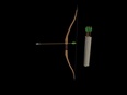 3d model the arrow and the bow