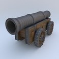 3d model the cannon
